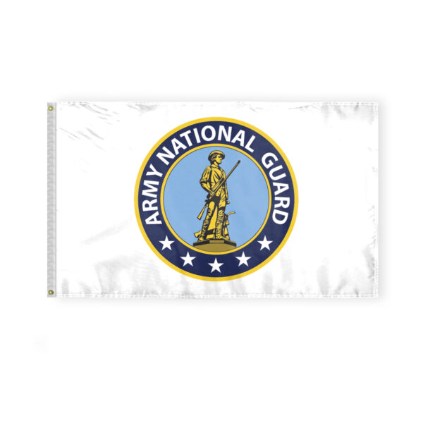 AGAS National Guard Flag 3x5 Ft - Printed Durable Polyester Indoor US Military Flag