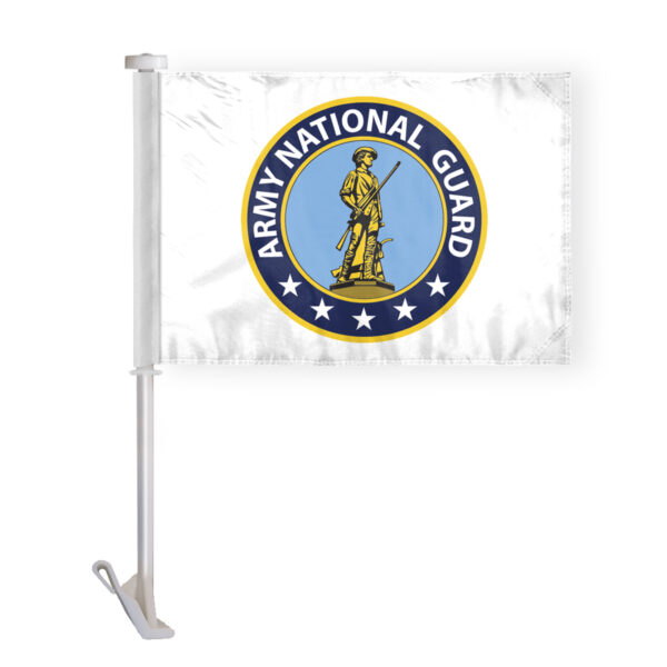 AGAS 10.5x15 inch US National Guard Car Flag