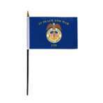4x6 Inch US Merchant Marine Military Stick Flags