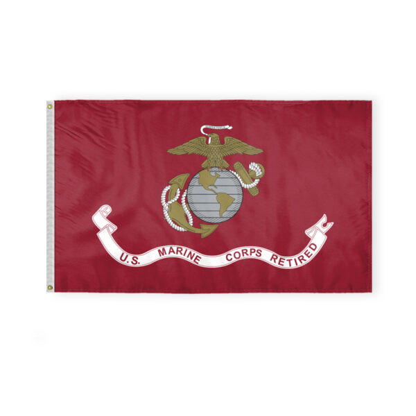 AGAS US Marine Corps Retired Flag 3x5 Ft