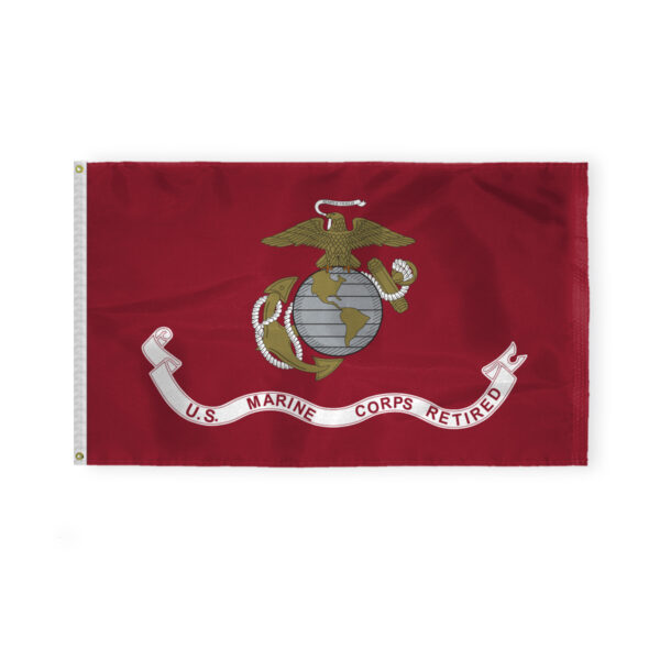 AGAS Marine Corps Retired Flag 3x5 Ft