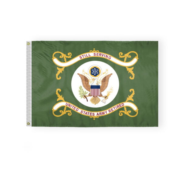 AGAS USMC Marine Corps Retired Flag 2x3 Ft - Printed Polyester
