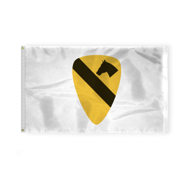 AGAS 1st Cavalry Division Flag - 3x5 Ft- Special Military Flags - Printed 200D Nylon