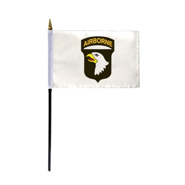 AGAS 101st Airborne Stick Flag - 4x6 inch - Special Military Flags