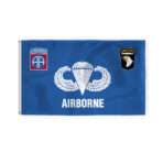 US Army 82nd 101st Airborne Flag