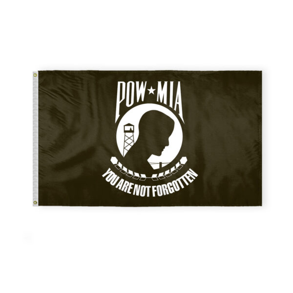 AGAS Pow Mia 3x5 Ft Printed Single Sided on 100% Polyester Fabric