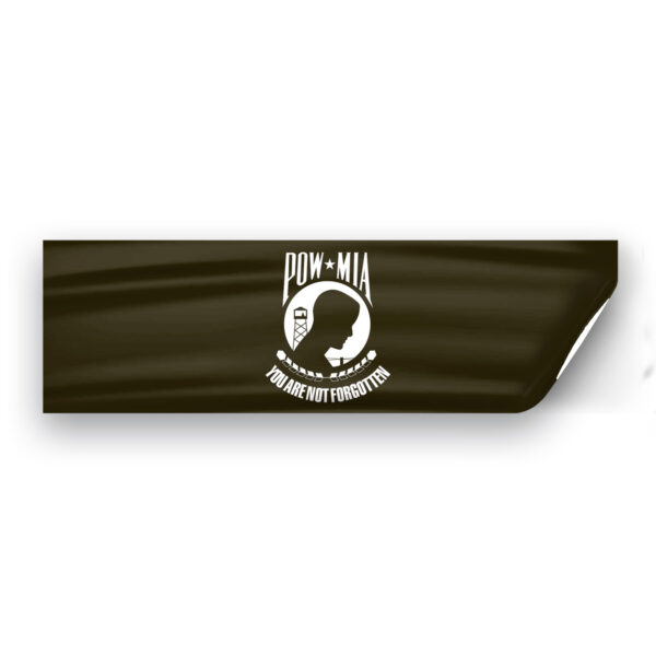 AGAS Pow Mia Window Decals 3x10 inch - Printed Single Sided on Glossy Vinyl