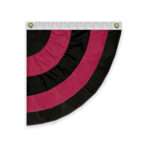 Pow Mia Flag Bunting Pleated Fan