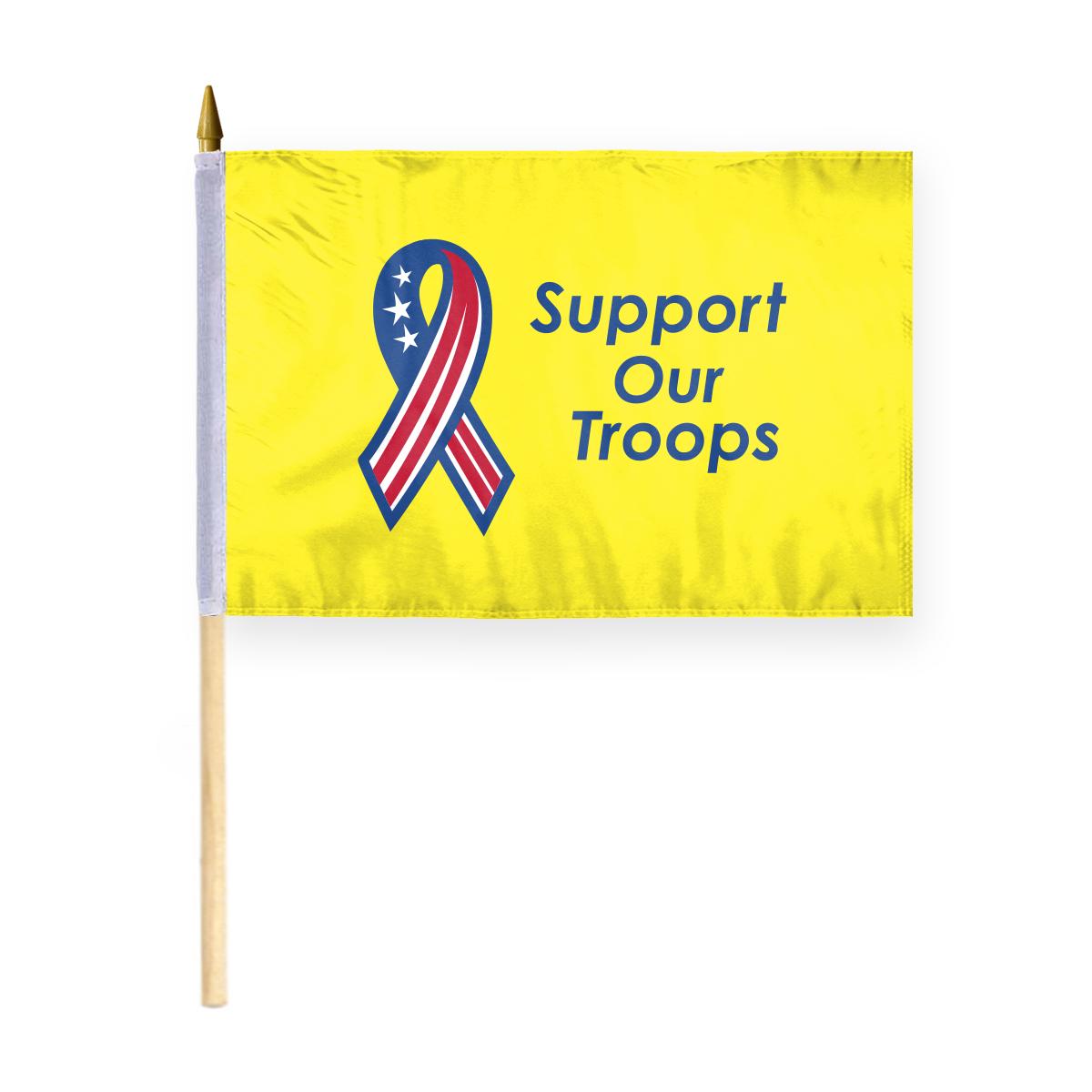 AGAS 12x18 Inch Military Stick Flags