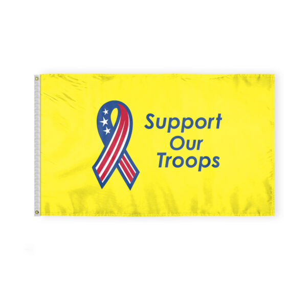 AGAS Support our Troops Flag - 3x5 Ft - Printed Single Sided