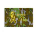 Support Our Troops Camouflage Flag - 4x6 Ft