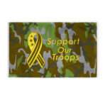 Support Our Troops Camouflage Flag - 5x8 Ft