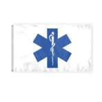 3'x5' Ft Star of Life Flag Civilian Service Flags