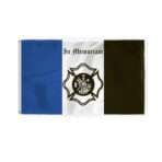 3'x5' Ft Firefighter Mourning Flag