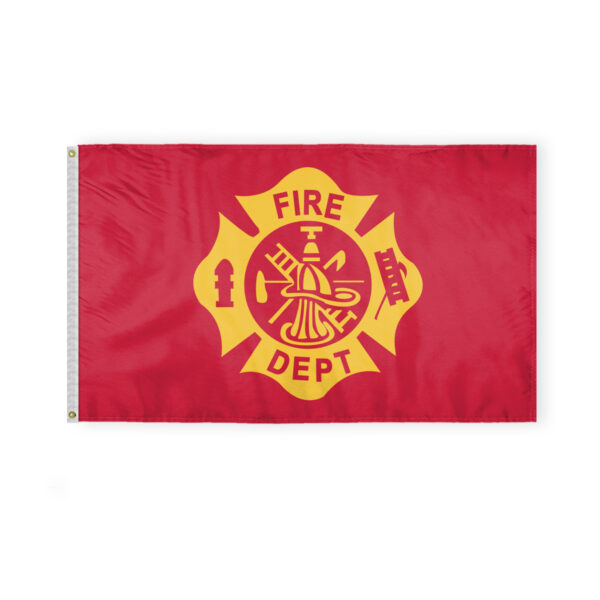 AGAS Flags 3'x5' Ft Fire Department Flag Civilian Service Flags