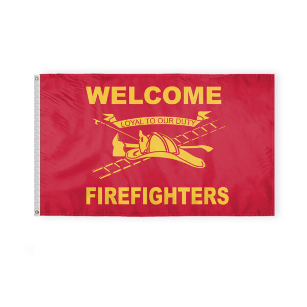 AGAS Flags 3'x5' Ft Firemen "Loyal to our Duty" Flag