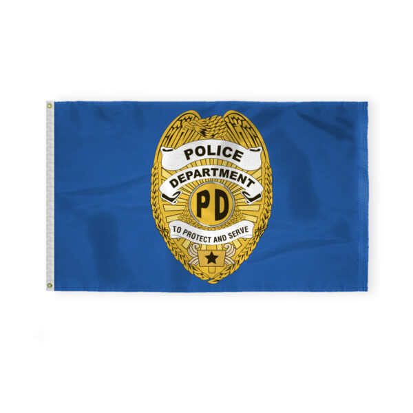 AGAS Flags 3'x5' Ft Police Department Flag Civilian Service Flags