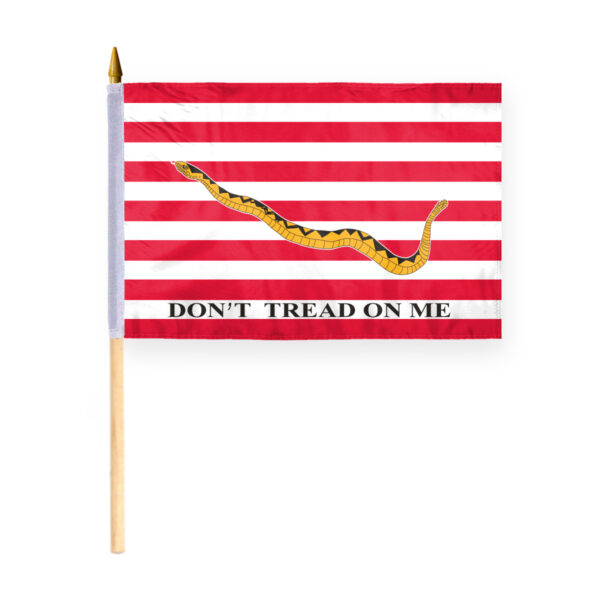 AGAS 1st Navy Jack 12 x 18 inch, Don't Tread on me Flag