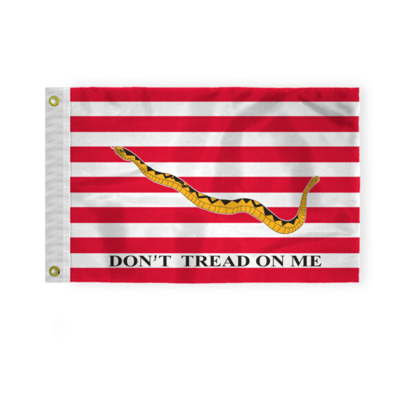 AGAS Small First Navy Jack - Historic 12 in x 18 in Nylon Flag