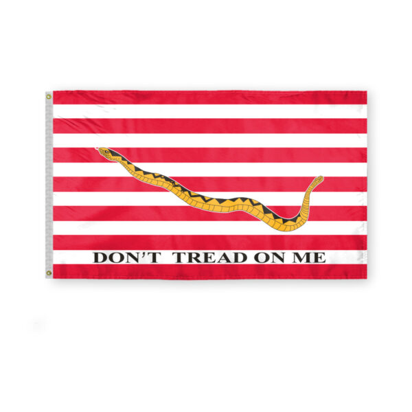 AGAS 1st Navy Jack Don't Tread On Me Printed Polyester Flag