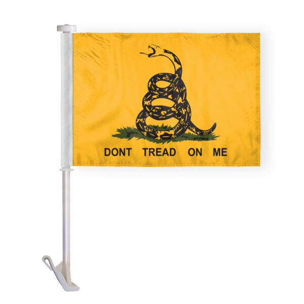 AGAS Don't Tread on Me Gadsden Car Flag Premium 10.5x15 inch Printed Double Sided