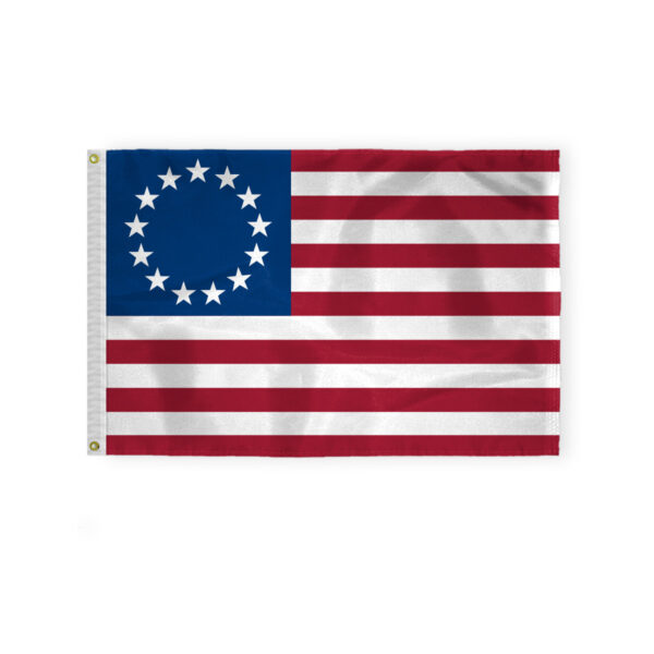 AGAS Betsy Ross 13-Star American Flag, 2x3 2'x3' Heavy Duty 200 Denier Nylon
