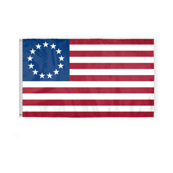 AGAS Betsy Ross 1776 Historical Patriotic First Flag 3 x 5 ft Thicker Polyester
