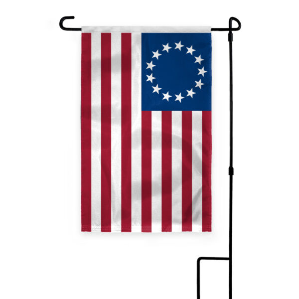 AGAS Betsy Ross Garden Flag 12x18 inch 200 Denier Nylon Americana Historic Betsy Ross House Decor