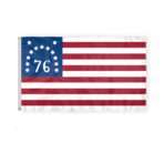 AGAS Bennington 76 American Flag, 2x3 2'x3' Heavy Duty 200 Denier Nylon Flag, American Revolutionary War flags