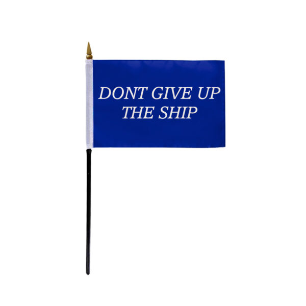 4"x6" Commodore Perry flag w/pole