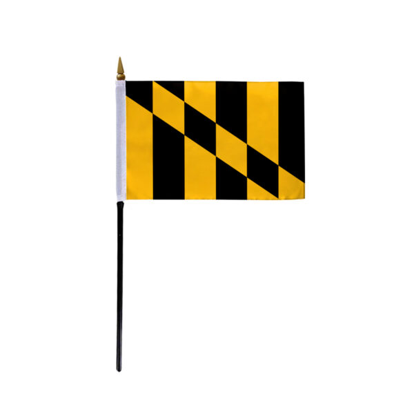 4"x6" Lord Baltimore flag w/pole