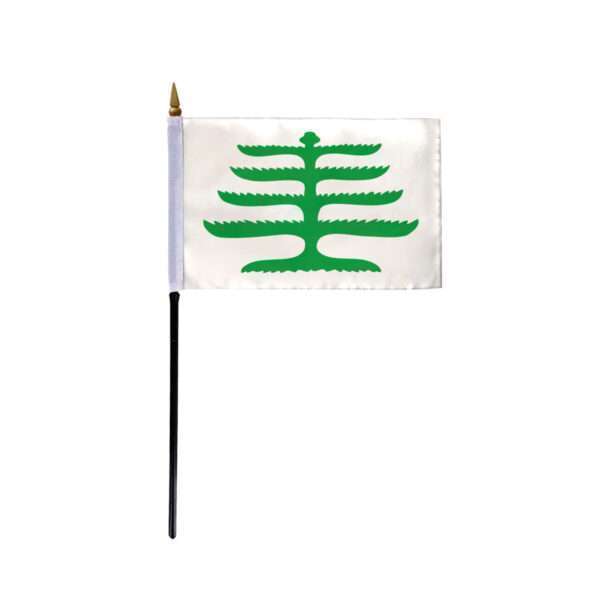4"x6" Pine Tree flag w/pole
