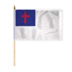 Christian 8x12 Inch Stick Flag