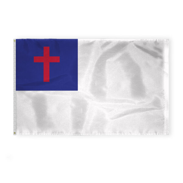AGAS Flags 5'x8' Ft Christian Religious Flags, Printed on Heavy Duty 200D Nylon