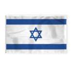 AGAS Large Israel Israeli flag 5x8 Ft - Printed 200D Nylon