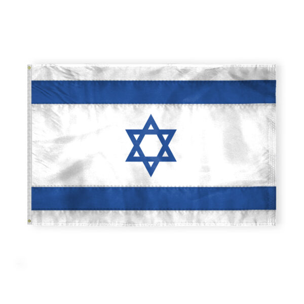 AGAS Israel Israeli flag 63x86.66 inch - Appliqued Embroidered on 200D Nylon