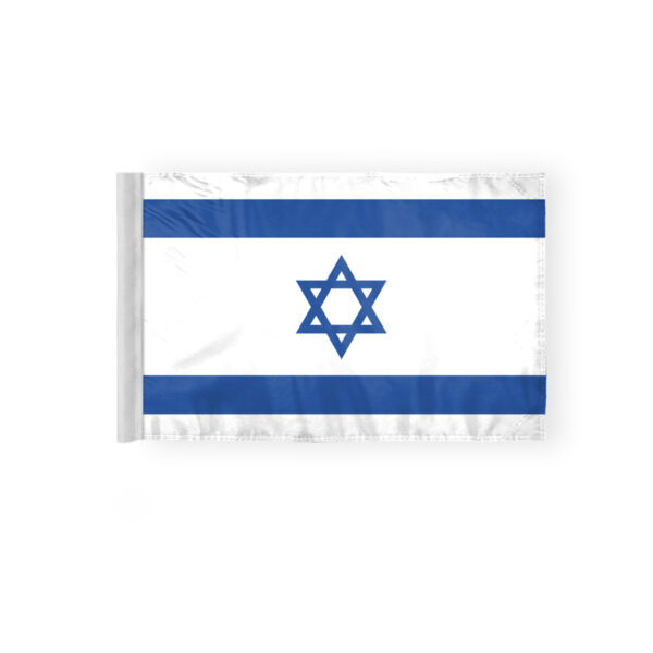 AGAS Israel Motorcycle Flag 6 x 9 inch Double Sided