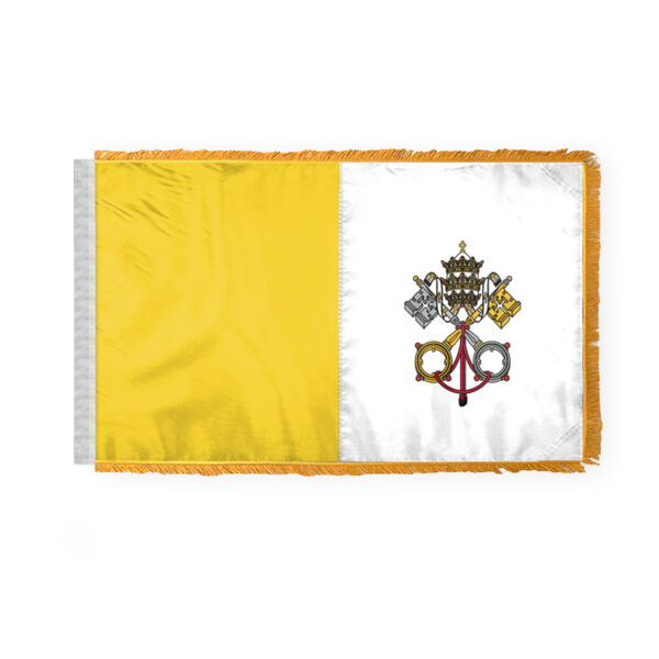 AGAS Flags 3'x5' Ft Papal Flag, Ceremonial Flag, Printed on 200D Nylon