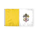 AGAS Flags 3x5 Ft Papal Flag, Double Sided, Double Layered Flag