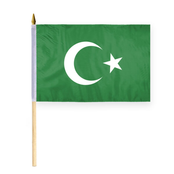 AGAS Flags 24"x36" Inch Islamic Stick Flag, Printed on Economy Polyester