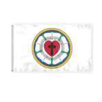 AGAS Flags 3'x5' Ft Lutheran Rose, Printed on Economy Polyester