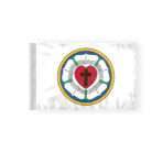 AGAS Flags 6"x9" Inch Lutheran Rose Motorcycle Flag