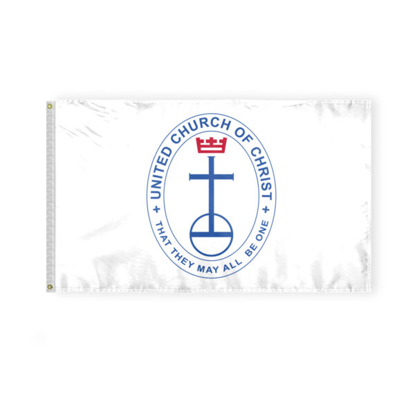 AGAS Flags 3'x5' Ft United Church of Christ Flag, Printed on Economy Polyester