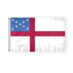 AGAS Flags 3'x5' Ft Episcopal Flag, Sewn Flag, Embroidered on 200D Nylon.