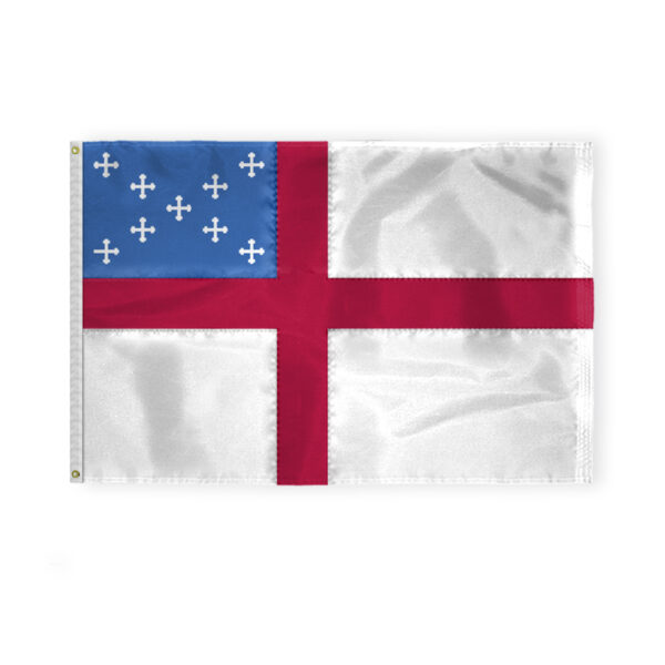 AGAS Flags 4'x6' Ft Episcopal Flag, Sewn Flag,Embroidered on 200D Nylon.