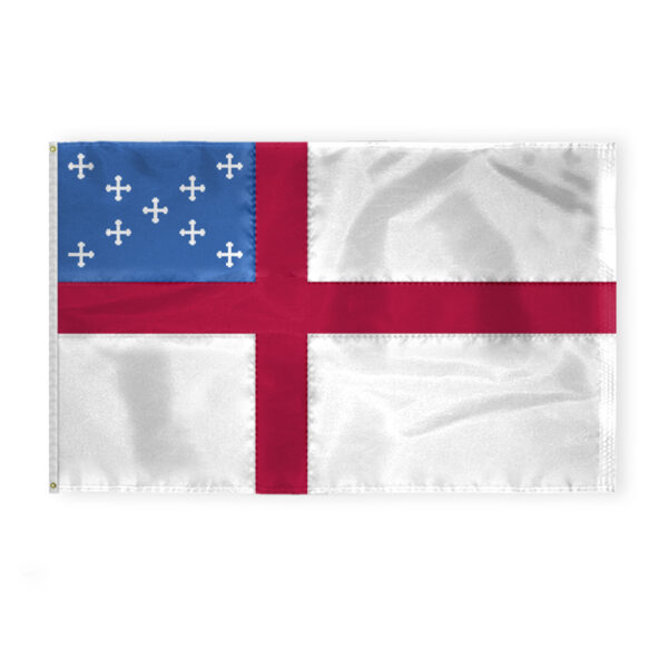 AGAS Flags 5'x8' Ft Episcopal Flag, Double Sided Flag, Printed on 200D Nylon.