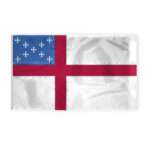 AGAS Flags 6'x10' Ft Episcopal Flag, Sewn Flag, Embroidered on 200D Nylon