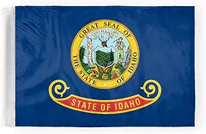 AGAS Idaho State Motorcycle Flag 6x9 inch