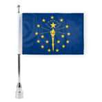Indiana State Motorcycle Flag 6x9 inch