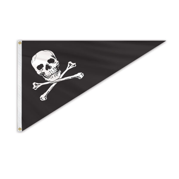 AGAS Pirate Bow Pennant - 10 x 15 inch - Printed 200D Nylon